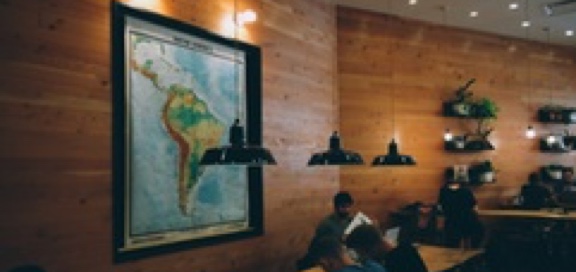 framed map