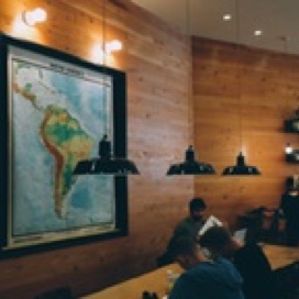 framed map